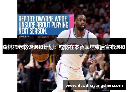 森林狼老将谈退役计划：或将在本赛季结束后宣布退役