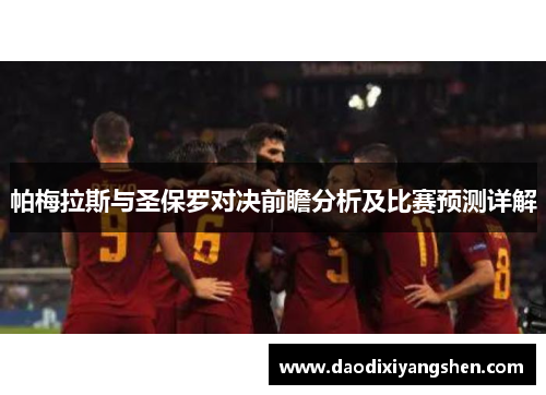帕梅拉斯与圣保罗对决前瞻分析及比赛预测详解